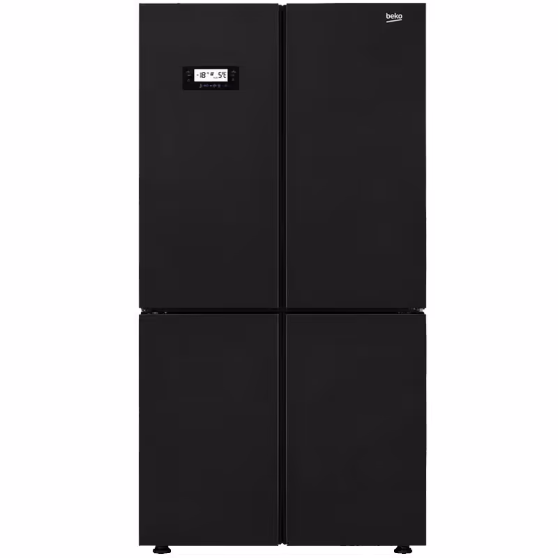 Réfrigérateur Side By Side BEKO GN141622GB 680L NoFrost - Black glass