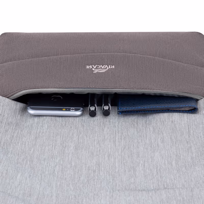 Sac à dos RIVACASE Pour Ordinateur Portable 7562- 15.6''- Gris & Mocha 11