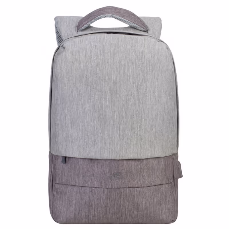 Sac à dos RIVACASE Pour Ordinateur Portable 7562- 15.6''- Gris & Mocha 8