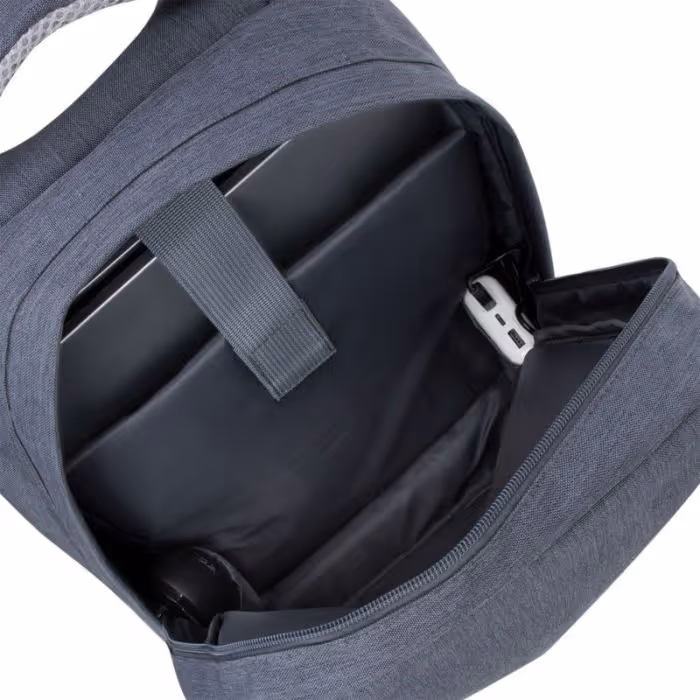 Sac à dos RIVACASE Pour Ordinateur Portable 7562- 15,6 ''- Gris Foncé 6