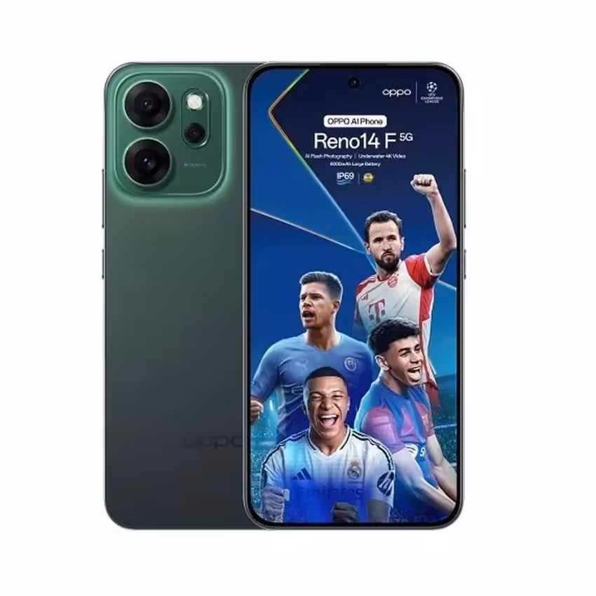 Smartphone Oppo Reno14 F 5G 12Go 512Go - Vert