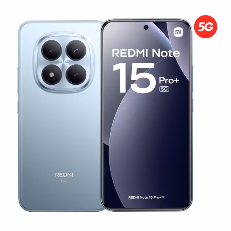 Smartphone Xiaomi Redmi Note 15 Pro Plus 5G 12Go 512Go - Glacier Bleu 