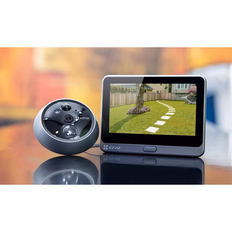 Sonnette À Judas Sans Fil EZVIZ DP2C - Silver 5