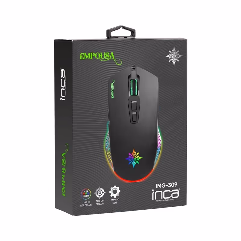 Souris Gamer Filaire INCA IMG-309 RGB - Noir 5