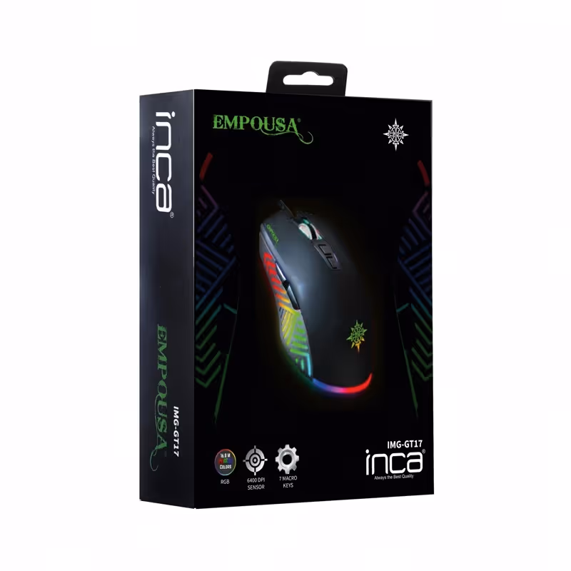 Souris Gamer Filaire INCA IMG-GT17 RGB - Noir 5