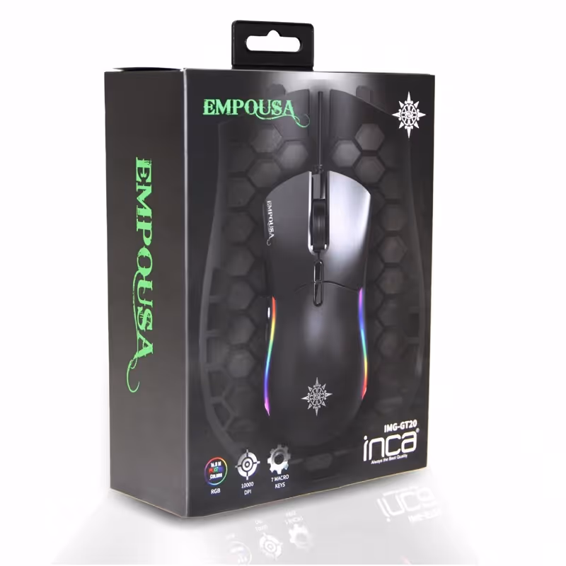 Souris Gamer Filaire INCA IMG-GT20 RGB - Noir 6
