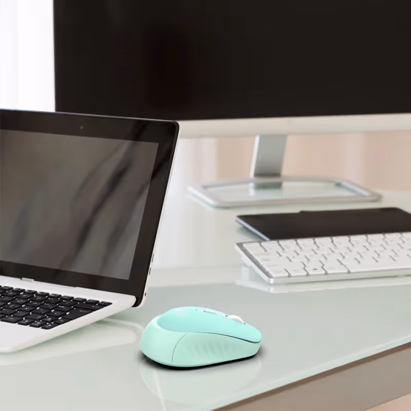 Souris Sans Fil INCA IWM-243RM - Bleu Ciel 5