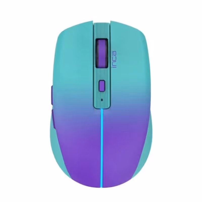 Souris Sans Fil INCA IWM-511RM Rechargeable - Bleu&Violet