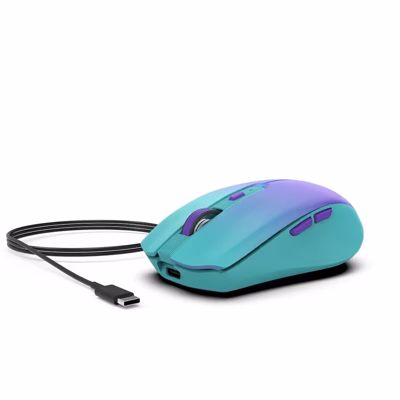 Souris Sans Fil INCA IWM-511RM Rechargeable - Bleu&Violet 5