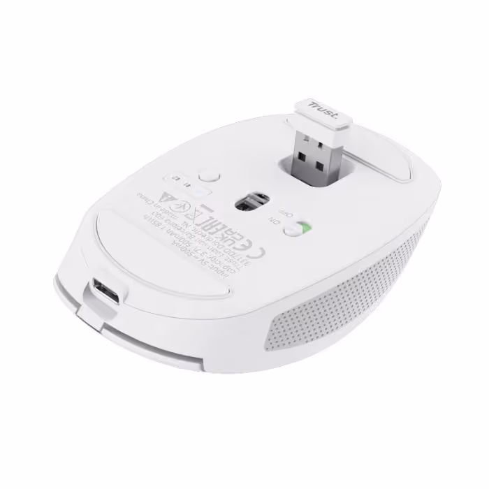 Souris Sans Fil Trust Ozaa Multi-Appareils - Blanc 5