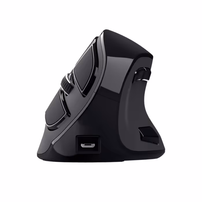 Souris Sans Fil Trust Voxx Rechargeable à Affichage Numérique - Noir 5