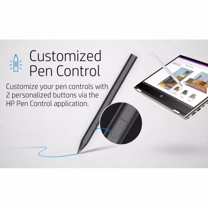 Stylet Inclinable Rechargeable HP MPP 2.0 - Noir 6