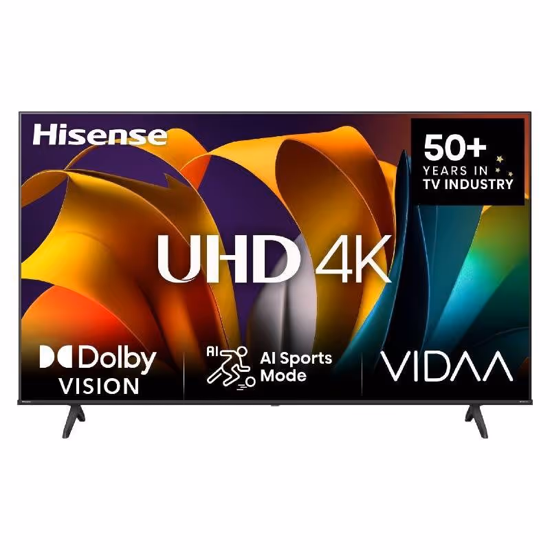 TV HISENSE 85A6N 85″ Smart Série A6N LED UHD 4K - Noir