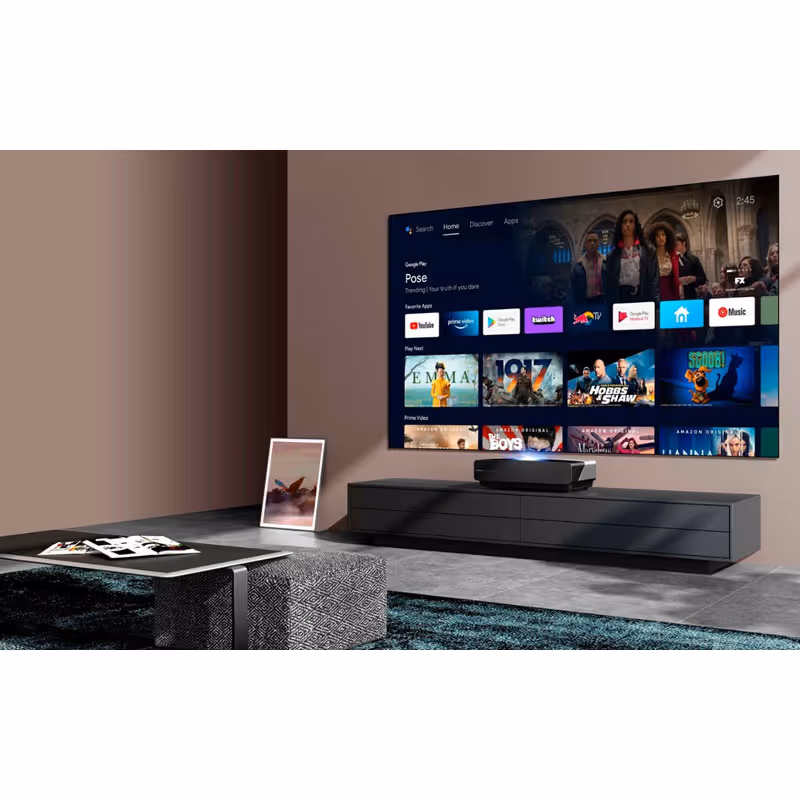 TV HISENSE L5G Series 100" UHD 4K Smart Laser TV Android WiFi - Noir 6