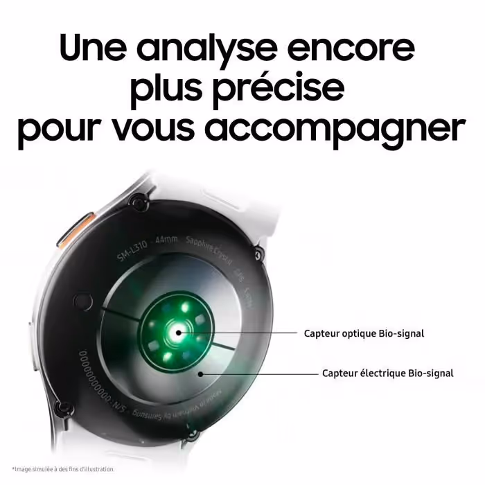 Montre connectée Samsung Galaxy Watch 7 44 mm - Vert - SM-L310NZGAXEF 5