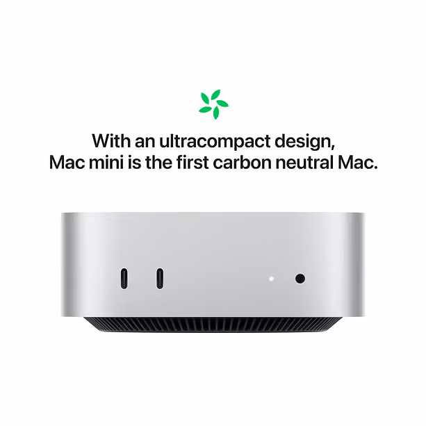 Mac mini Puce Apple M4 512GO 16GO - CPU 10coeurs- GPU 10coeurs 5